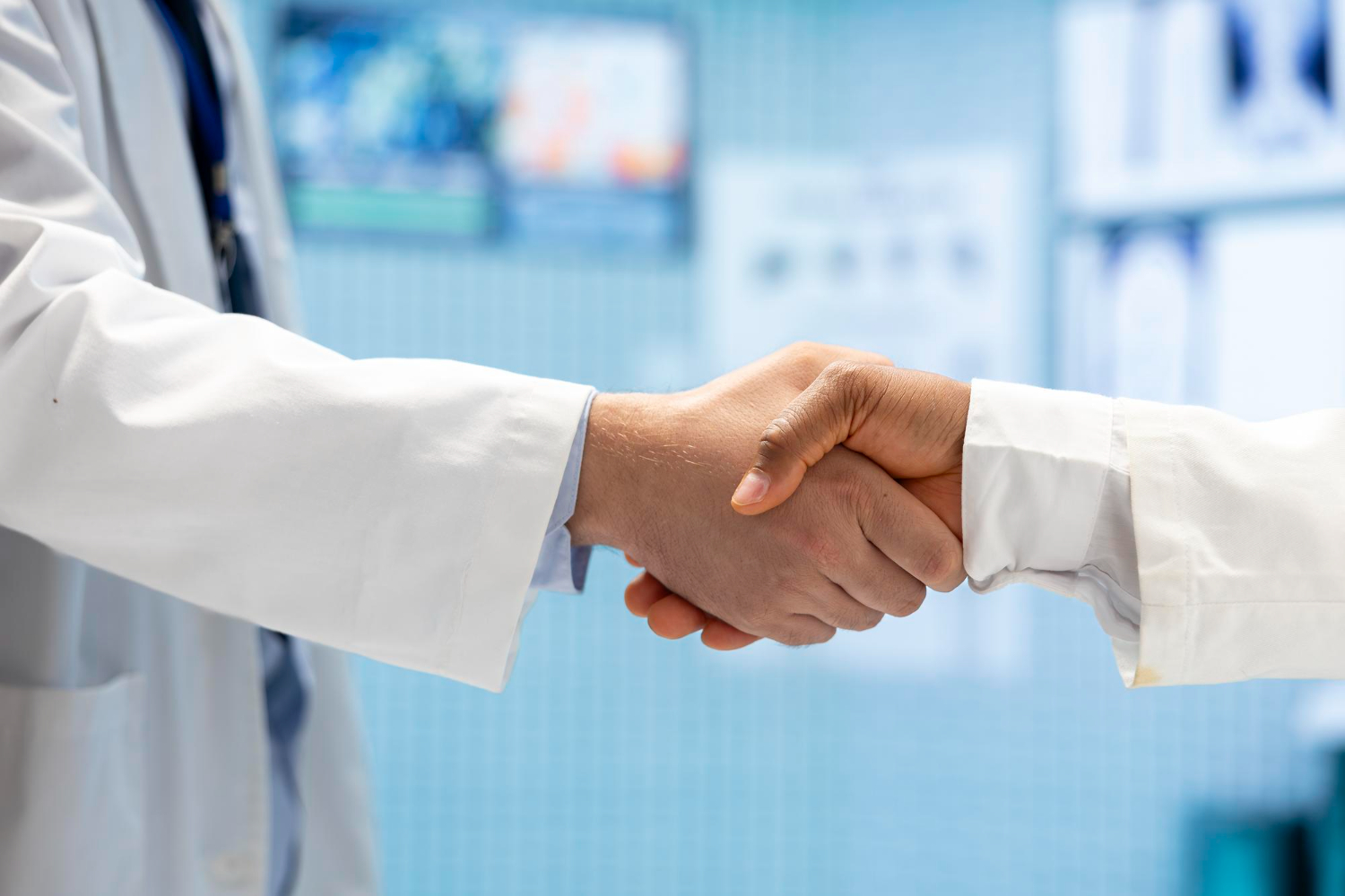 Patient discussing a diagnostic imaging referral with a healthcare professional